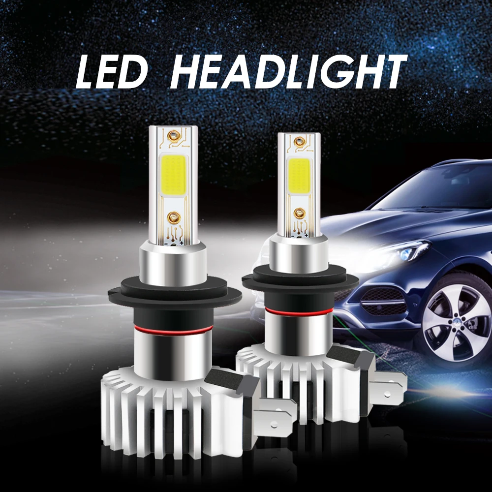

2xH7 H8 H11 9005 HB3 9006 9012 H4 H1 881 3570 Chip Canbus External Led Bulb Car Led Fog Driving HeadLights Lamps Ampoule Voiture