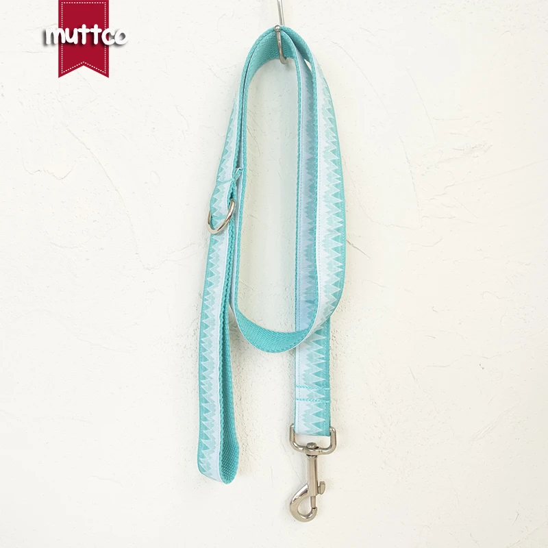 MUTTCO розничная продажа самодельный дизайн свежий стиль регулируемый поводок