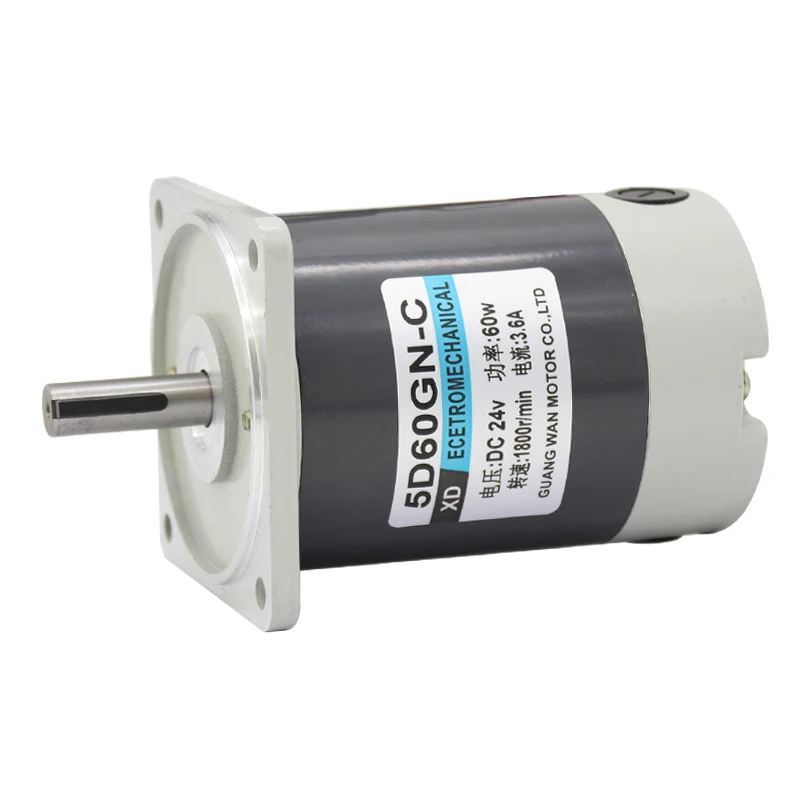 60 Вт DC мотор 12V24V Миниатюрный Высокоскоростной небольшой Мотор Скорость вперед и