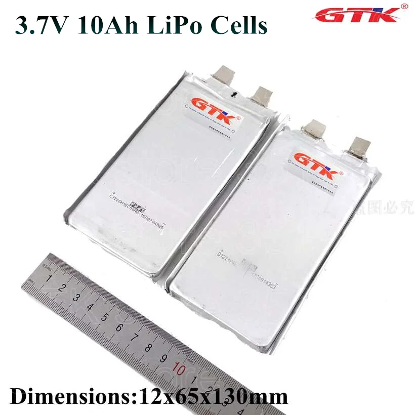 Продажа 40 шт. gtk lipo cell 3 7 в 10 Ач литий полимерный аккумулятор батарея 30 А для