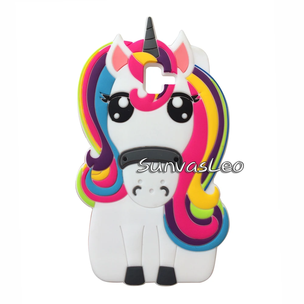 3D Colorful Unicorn Для samsung Galaxy J4+ J6+/J4 Prime J6 Prime 3D чехол Мягкий силиконовый чехол с мультяшным рисунком задняя крышка для телефона J4 Plus/J6 Plus - Цвет: 3D Colorful Unicorn
