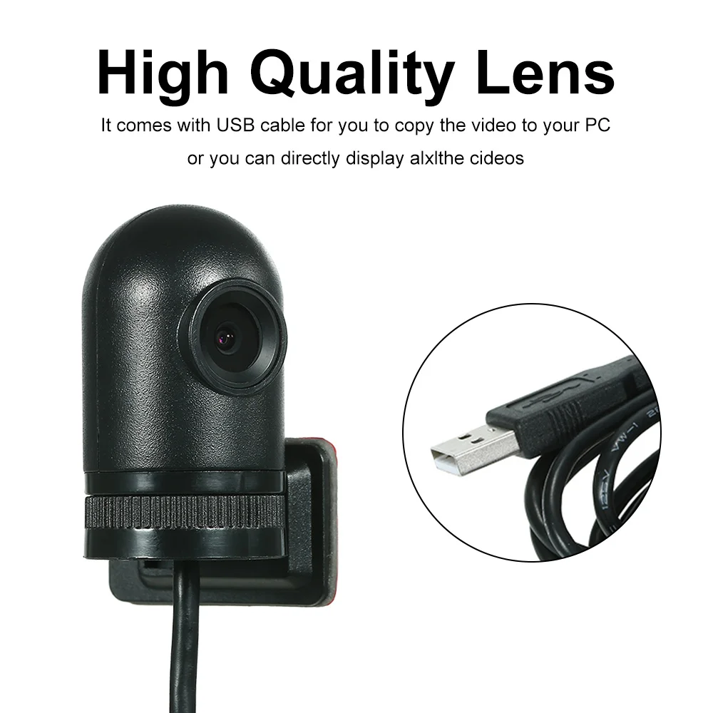 140 градусов широкоугольный HD 720P USB DVR фронтальная камера Запись видео Поддержка