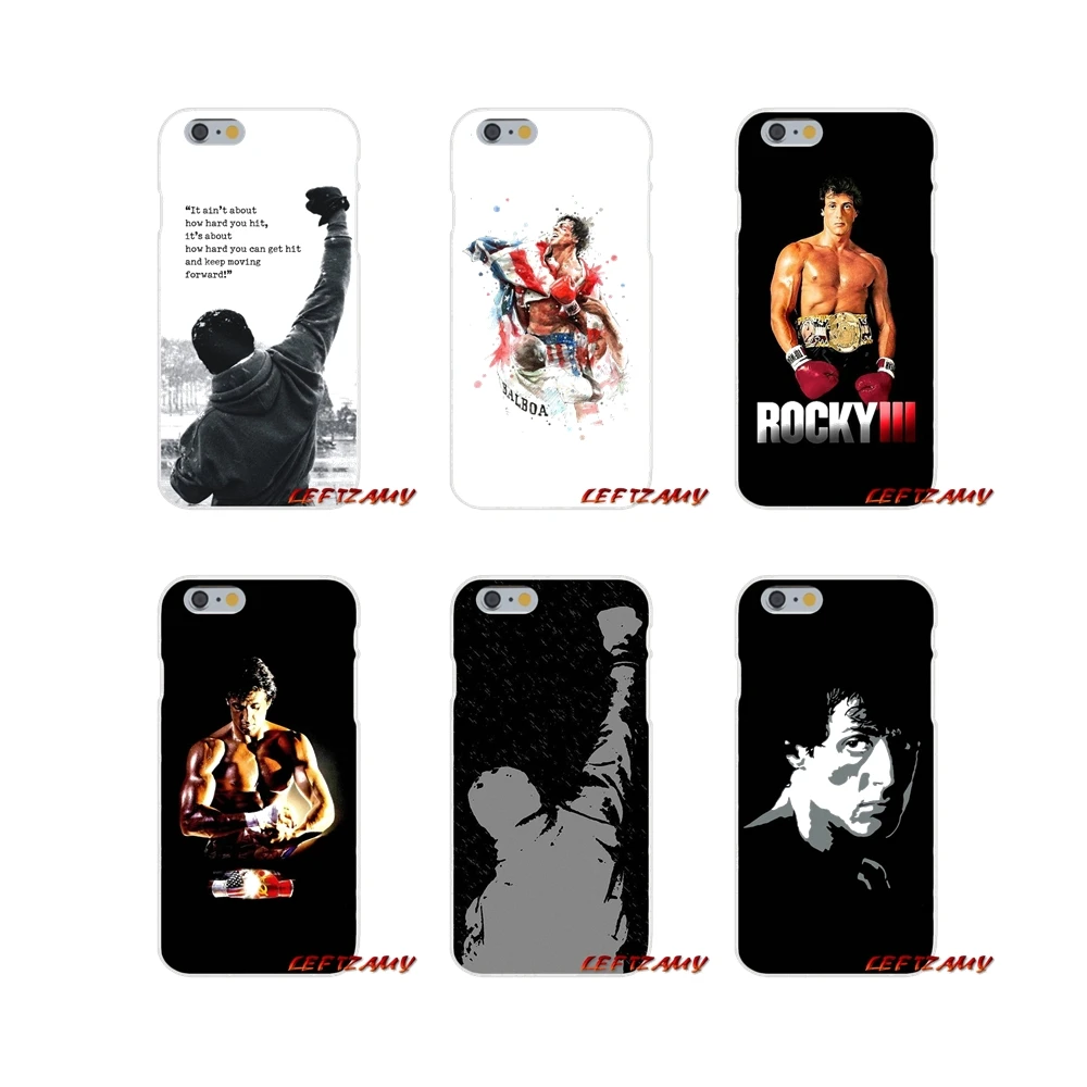 Чехол для мобильного телефона с мотивационными словами rocky balboa iPhone X XR XS MAX 4 4S 5 5S 5C