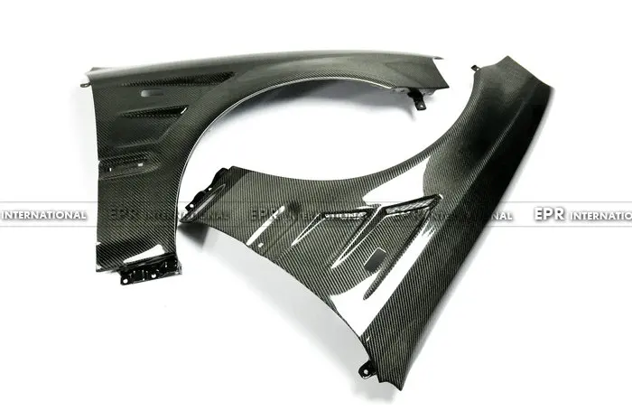 Автомобильный Стайлинг для Honda EK Civic 1999-2000 углеродное волокно вентилируемый переднее крыло глянцевое волокно отделка колеса Вспышка гоночный Авто обвес комплект