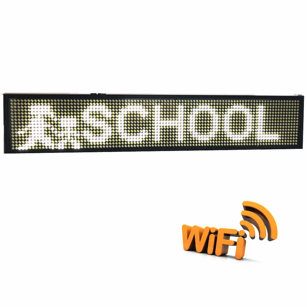P5MM СВЕТОДИОДНАЯ вывеска WiFi доска Прокрутка Программируемый дисплей сообщение