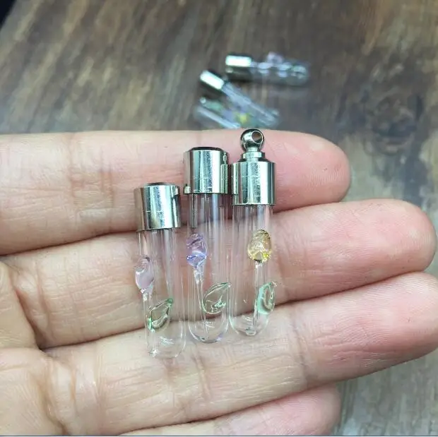 Винтовая крышка 5 шт./лот 36*10*7 мм цветная Смешанная с розой миниатюрная бутылка