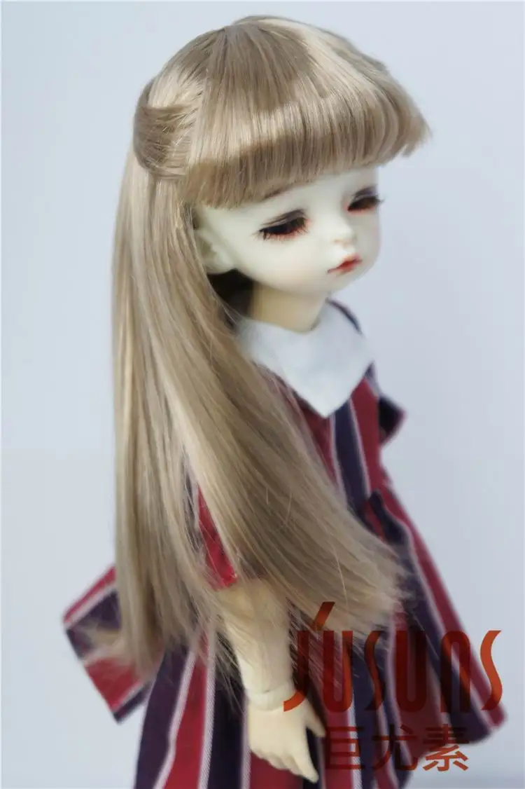 JD088 1/6 YOSD BJD кукольные парики длинные прямые синтетические мохеровые волосы 6-7 аксессуары для кукол