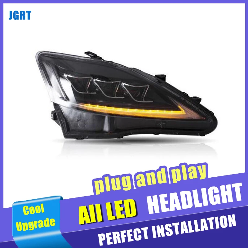 

Dynamic turn signal new xenon Lamp for Lexus IS250 led headlights 2006-2012 for IS250 drl H7 hid kit Bi-Xenon Lens Projector
