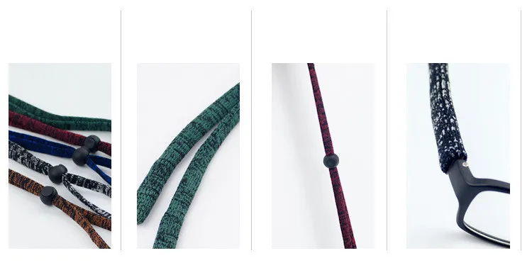 Спортивные солнцезащитные очки регулируемый шнурок цепочка ремешок шнур