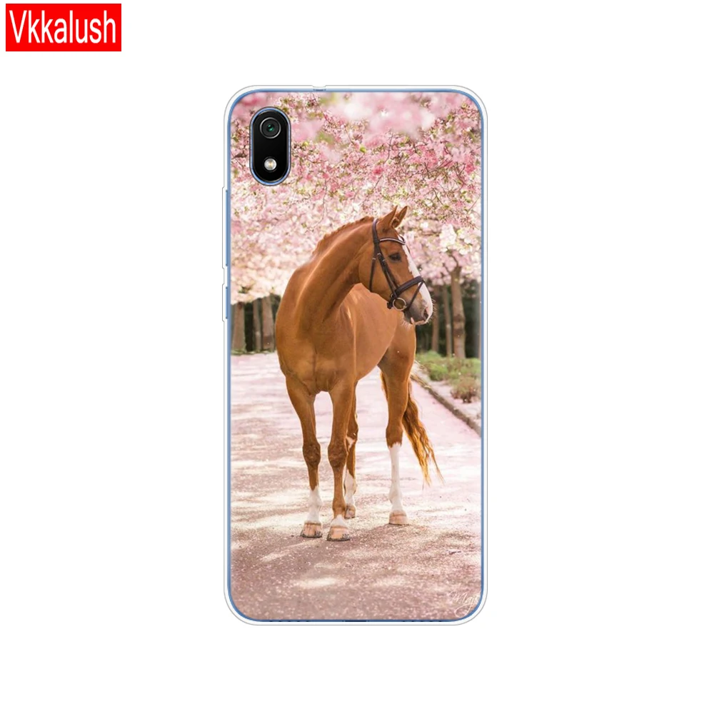 80012 Силиконовый чехол для Xiaomi Redmi 7a, чехол s, полная защита, мягкая задняя крышка из ТПУ для Redmi 7 A, чехол-бампер для телефона - Цвет: 80012