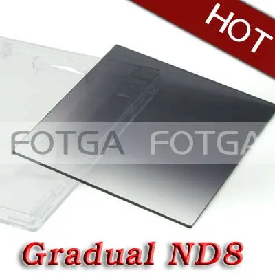 Fotga квадратный постепенный ND8 Серый цветной фильтр для цифровой камеры серый шаг