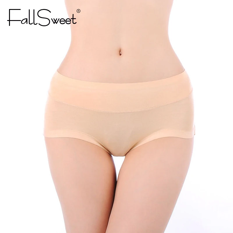 Женские трусики из модала 3 шт. / упак. трусы до середины живота углеродного