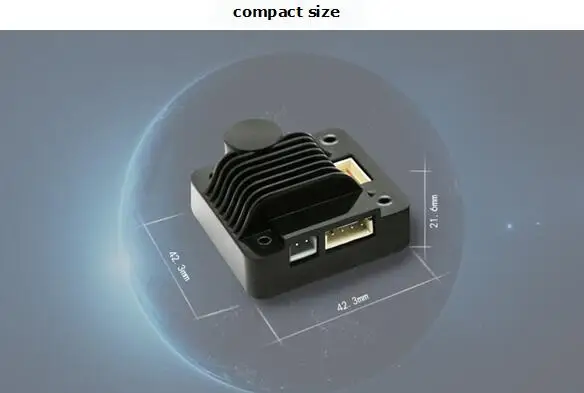 NEMA17 CANbus замкнутый контур DC12-48V 1.6A 0.5N.m интегрированный шаговый двигатель