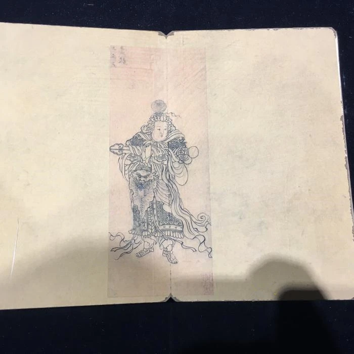 

celebrity calligraphy and painting, Zhao Mengtiao Xin Jing / Buddhist scriptures, picture books, collections of ancient books
