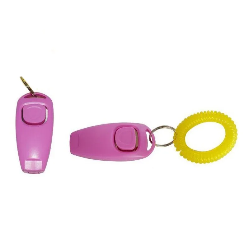 Регулируемый звуковой свисток для собаки брелок обучения флейта отпугиватель
