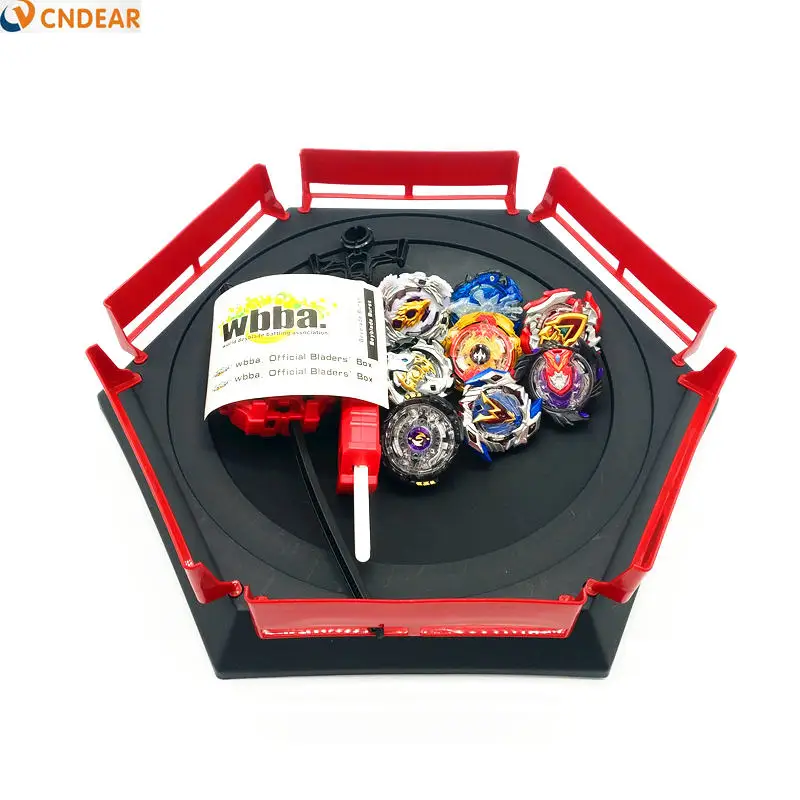 Beyblade Burst игрушки с пусковым устройством стартер и арена игрушка Металл Fusion Бог спиннинг Топ bayblade Blade лезвия игрушки - Цвет: 8pcsArena003