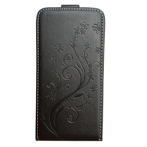Модный кожаный чехол-книжка с мультяшным рисунком для samsung Galaxy Core Prime VE SM-G361H G361H G360H g360 Чехол-книжка для телефона - Цвет: flower black