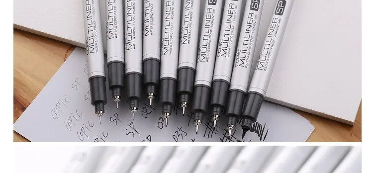 [COPIC] Multiliner SP тонкая ручка, водостойкая тонкая ручка, алюминиевая тонкая ручка, высокое качество, сделано в Японии, 1 шт