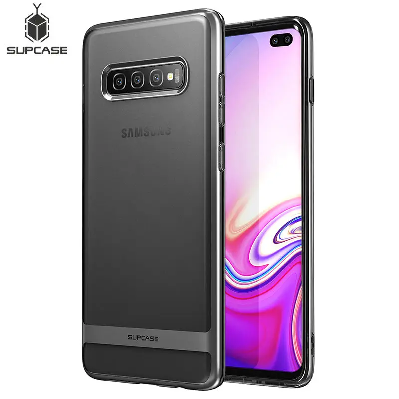 Для samsung Galaxy S10 плюс Чехол 6,4 дюймов SUPCASE UB метро Премиум Тонкий, мягкий, из полиуретана покрытием гальванический чехол с линиями на заднюю панель