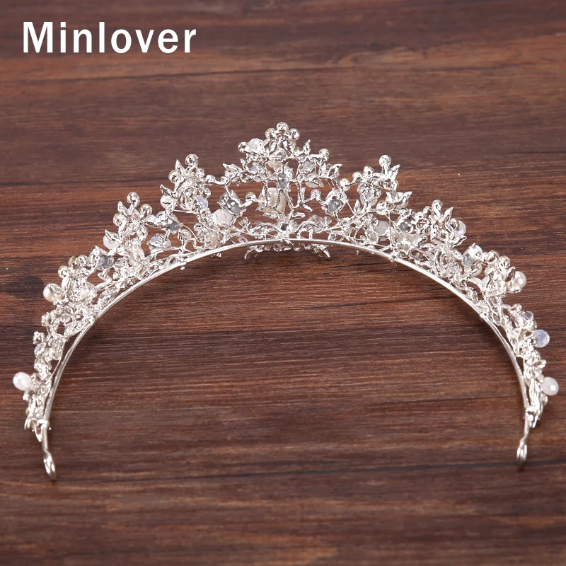 Minlover трендовые европейские тиары с жемчугом в стиле барокко короны для женщин