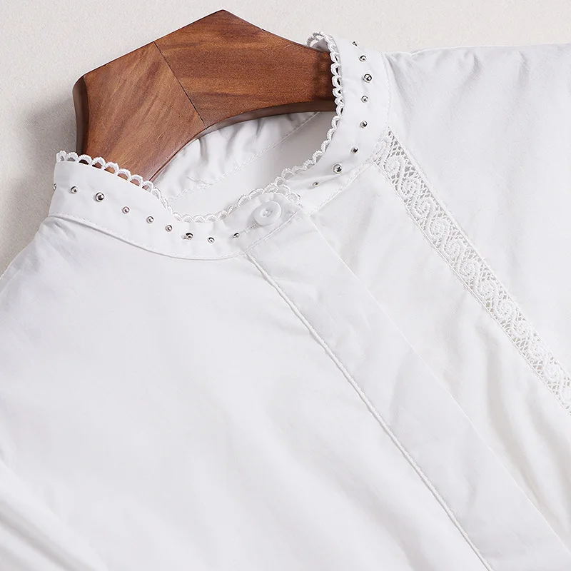 Readit пэчворк из хлопка платье осень 2017 г. Однотонная одежда с длинным рукавом и