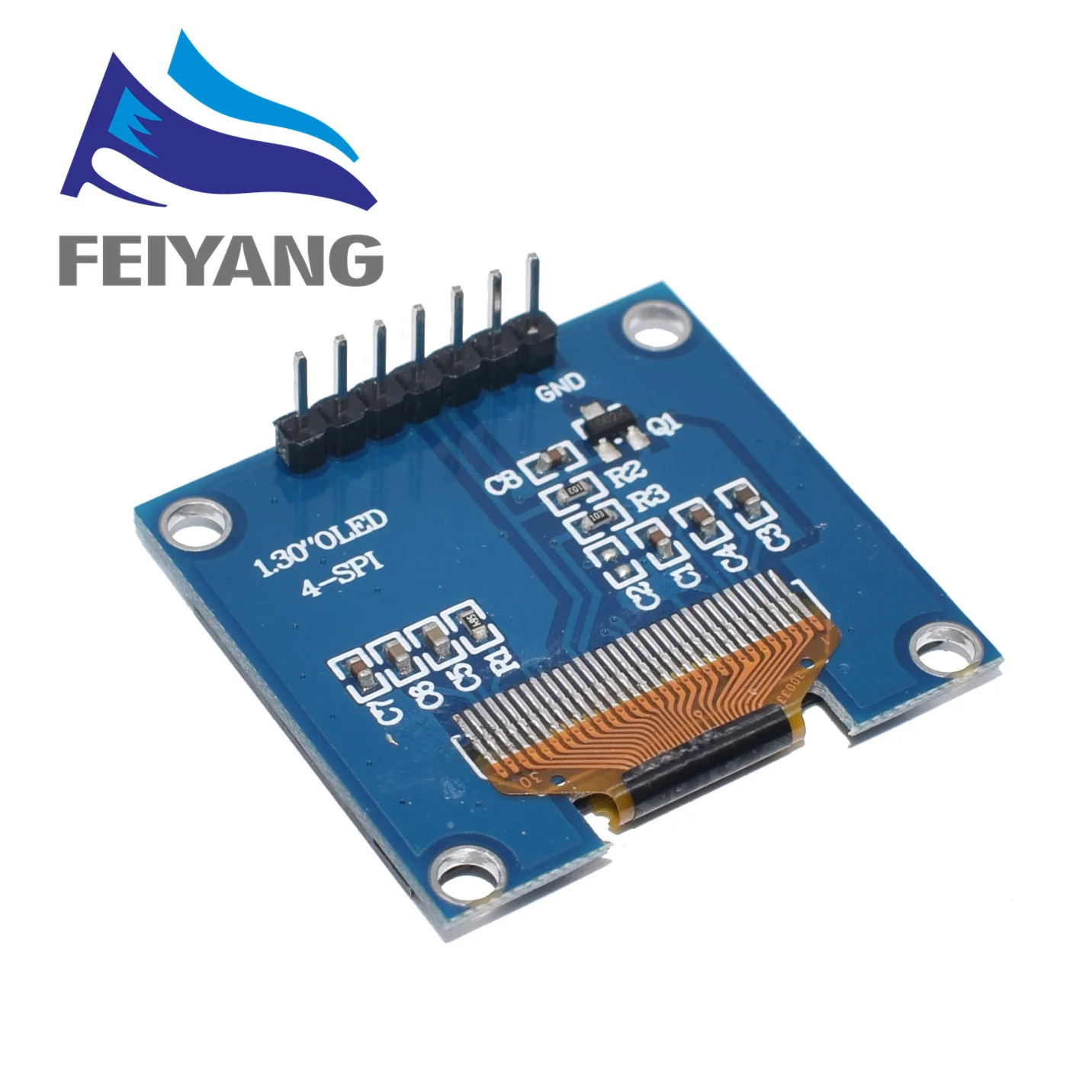 10 шт. 1,3 дюйма O светодиодный модуль белый/синий SPI/IIC IEC связь цвета 128X64 1,3 дюйма O светодиодный ЖК-дисплей светодиодный модуль 1," O светодиодный модуль
