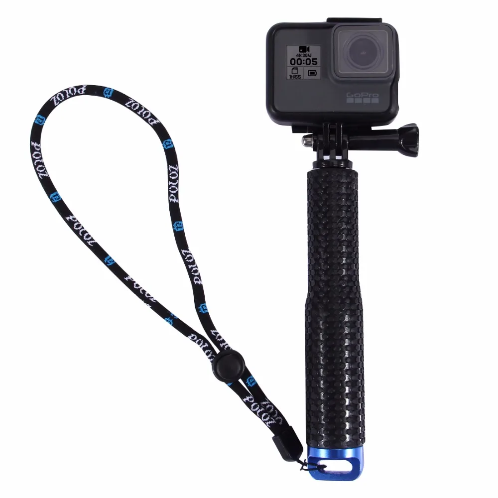 For Go Pro Accessories Handheld Pole Monopod Selfie Stick for GoPro HERO5 HERO4 Session 4 3 2 1SJ4000 SJ5000 Size:19-49cm | Электроника