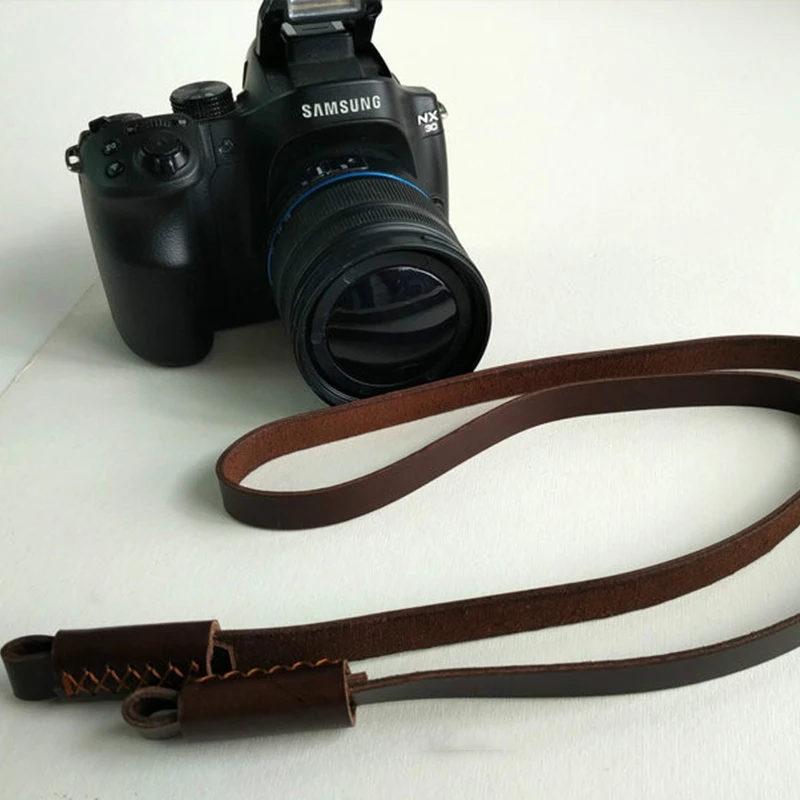 Ручной работы Винтаж SLR камера ремень высокого качества кожаный для камеры