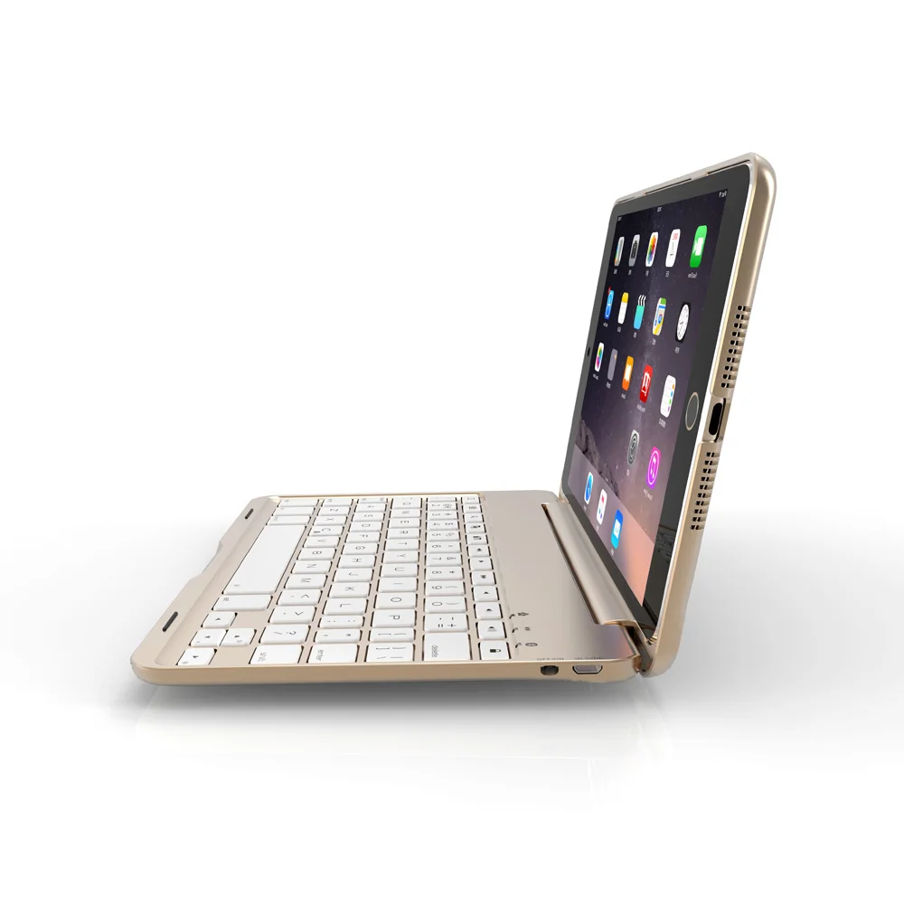Умный чехол для Apple iPad mini 4 7 цветов алюминиевый сплав с подсветкой беспроводная