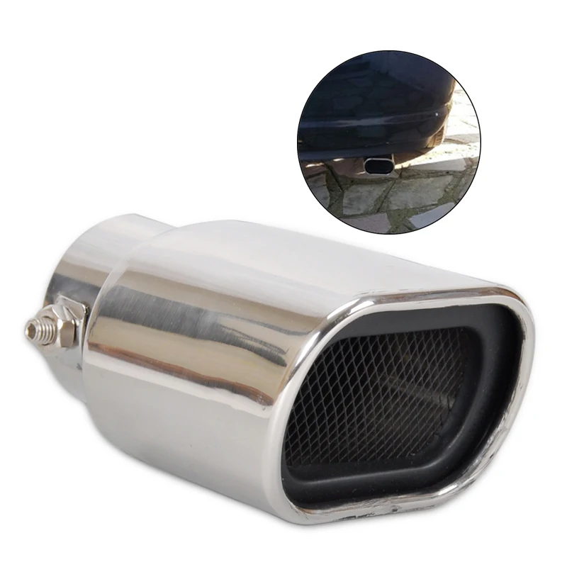 Универсальные прямые выхлопные хвосты из нержавеющей стали 63 мм наконечник