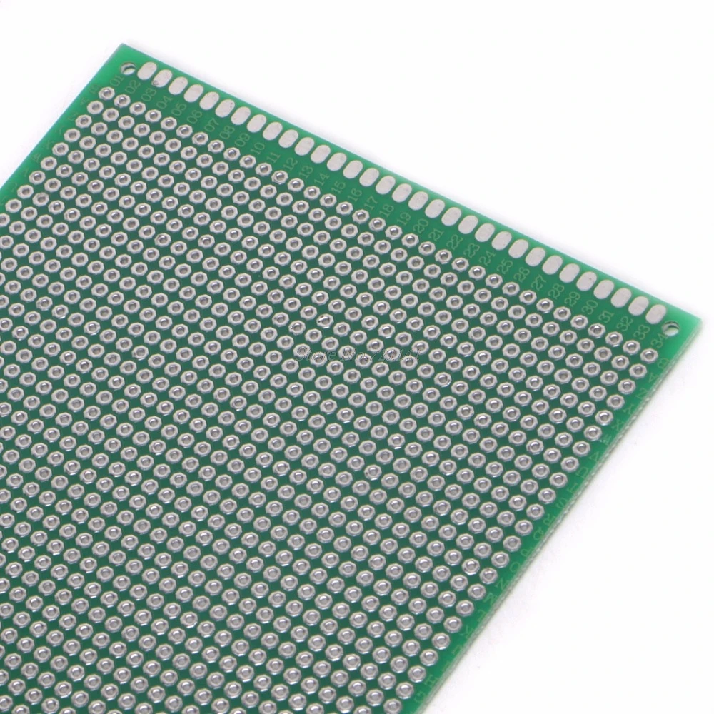 2 шт. 9x15 см двухсторонний прототип DIY PCB Луженая стекловолокно универсальная паяльная плата двухсторонняя печатная плата