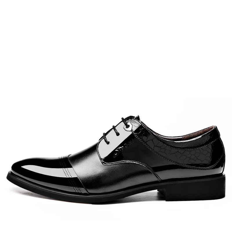 Мужская деловая обувь Роскошные Формальные Мужские модельные туфли на весну и осень Классические свадебные
