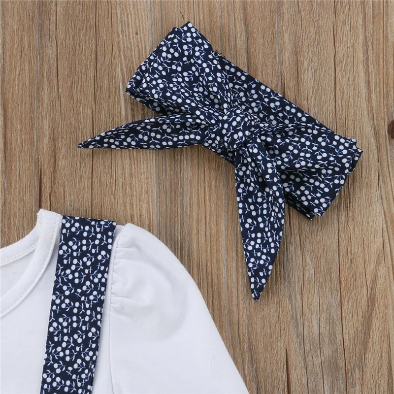 Комплект из 3 предметов новые комплекты для новорожденных девочек Повседневная