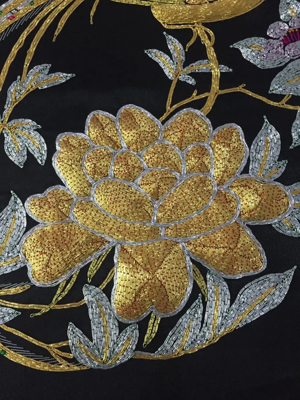 Изящные китайские золотые нити для вышивания ручной работы художественная