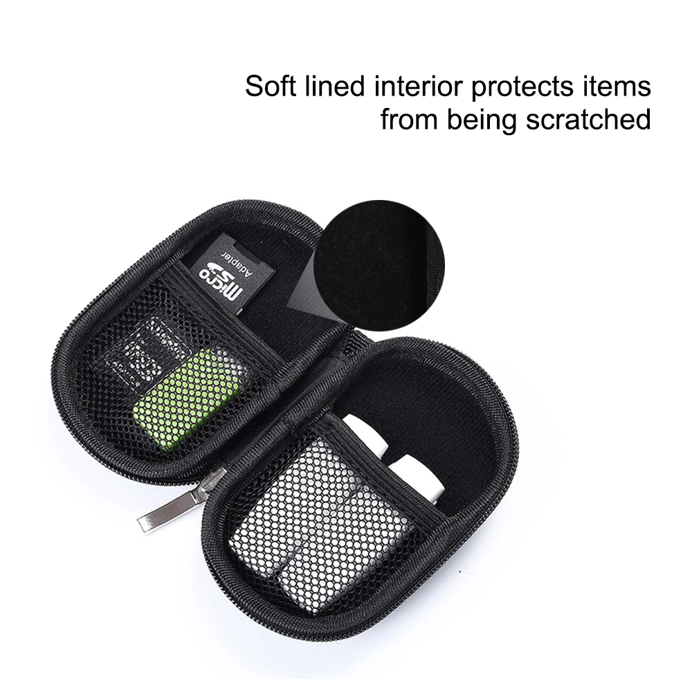 НОВАЯ Портативная сумка для SD-карты EVA чехол хранения наушников наушники USB