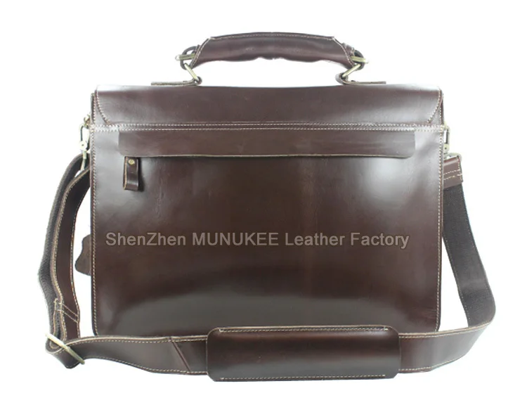 Luxury Genuine Leather Men Briefcase Leather Briefcase Men laptop Bag 15 6 Brief case Big Business Bag male Office Bag Work Bag