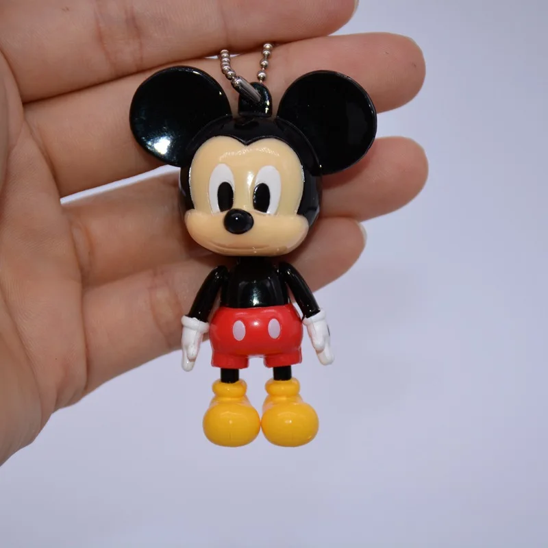 Mickey 2pcs 2 шт Микки Минни Маус фигурка игрушка Микки Минни Маус Модель брелок маленький кулон подарки - Цвет: Mickey 2pcs