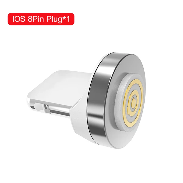 Only iPhone Plug ACCEZZ Магнитный USB кабель Micro usb type C 3A Быстрая зарядка для iPhone XS X XR 7 MAX samsung S8 Магнитный зарядный кабель для передачи данных Шнур - Цвет: Only iPhone Plug