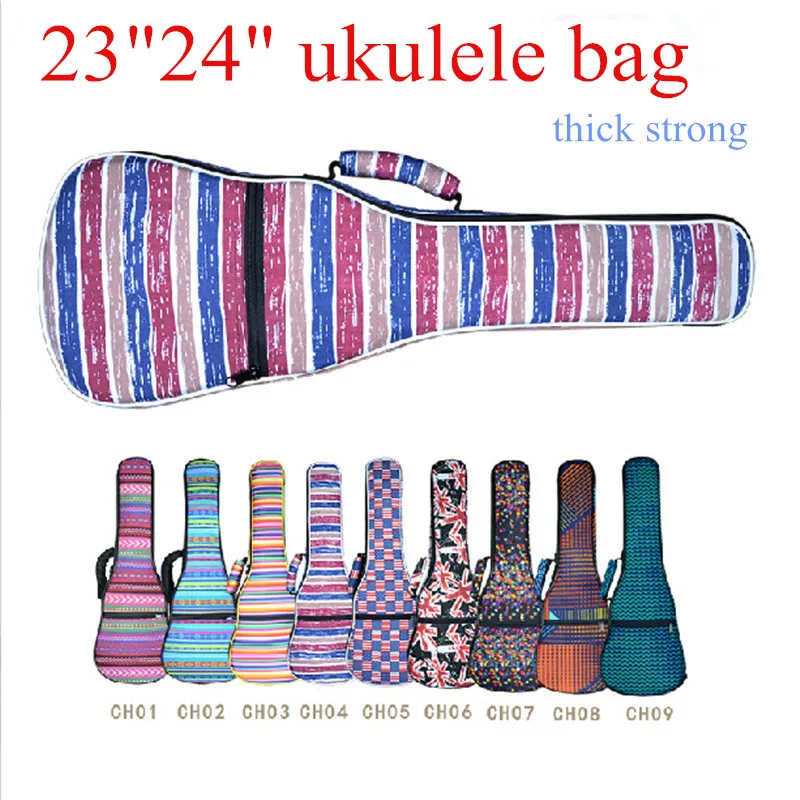 

23/24 inches bass guitar bag ukulele backpack soft gig shoulder bags small case acoustic concert Luna music ladies man kid gift