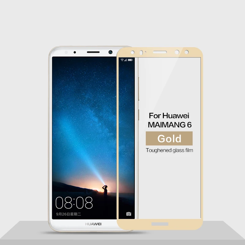 2 шт. закаленное стекло с полным покрытием для Huawei Nova 2i защитная пленка экрана