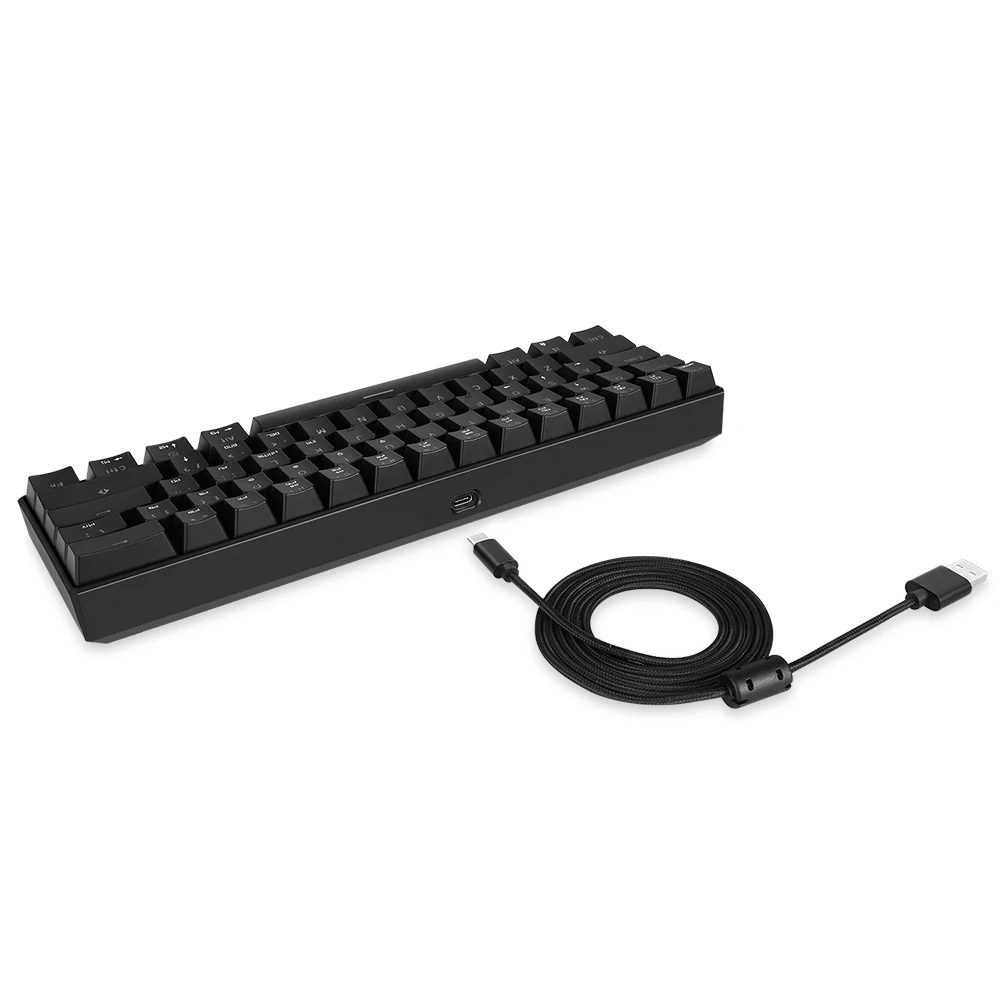 Механическая игровая клавиатура MOTOSPEED CK61 RGB Kailh BOX синие переключатели с 61