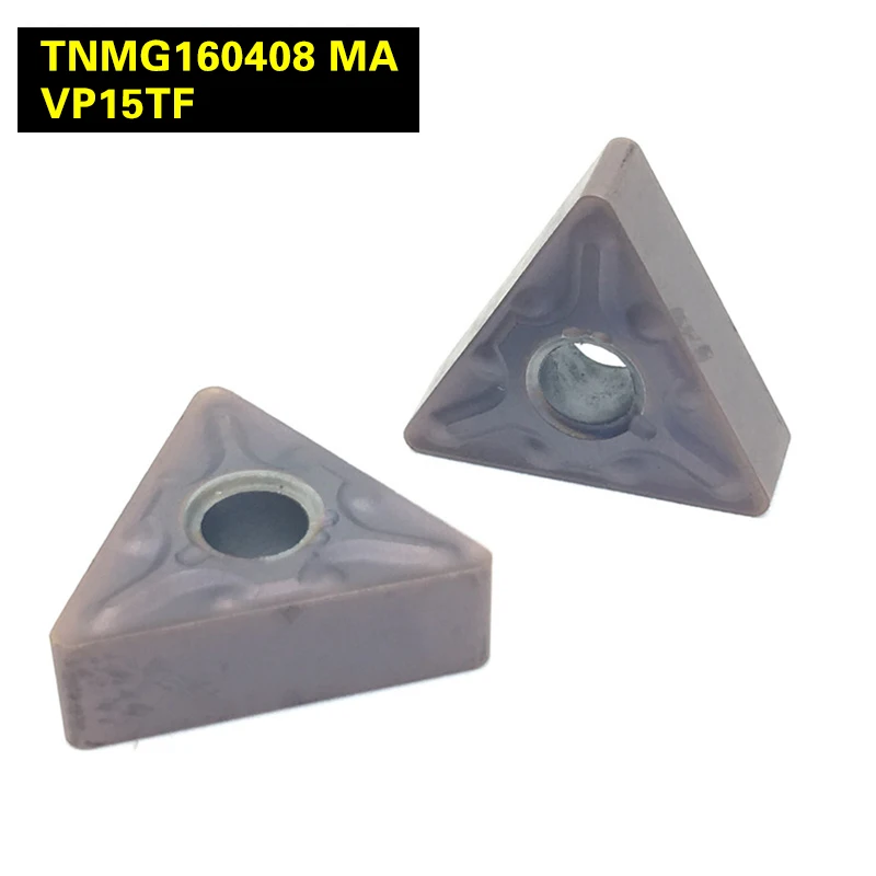 10 шт. TNMG160408 мА VP15TF/US735 точение инструменты вставки карбида инструмент для нарезки