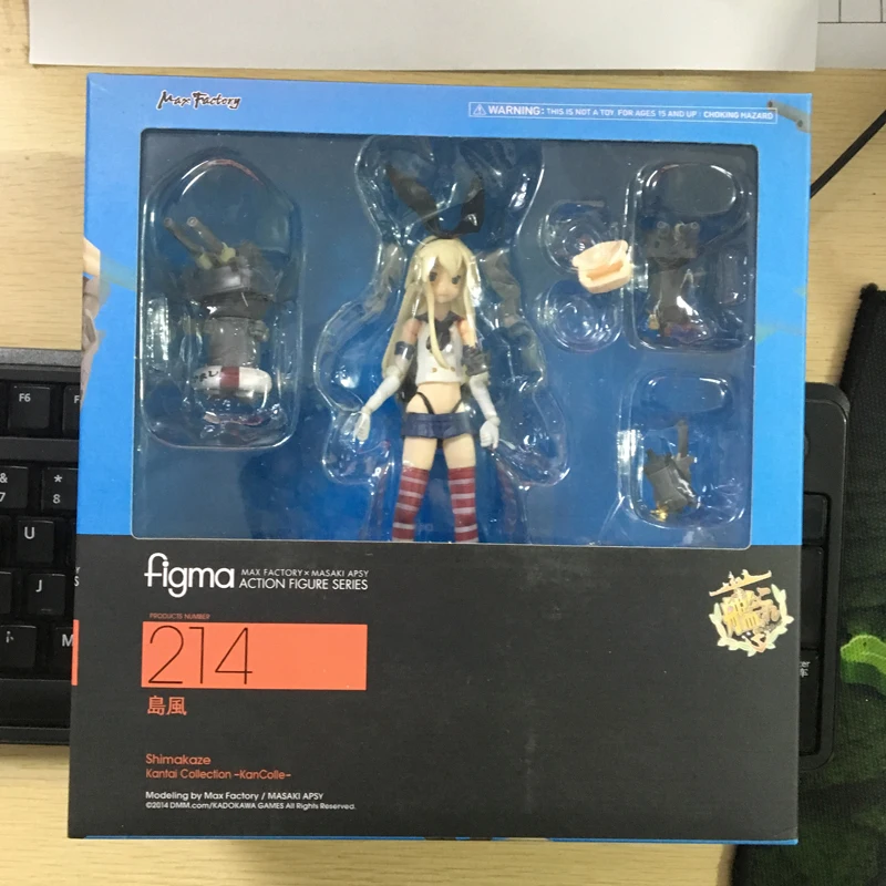 Kantai Collection Shimakaze Action Figures Figma 214 Model Doll Toy 15cm | Игрушки и хобби