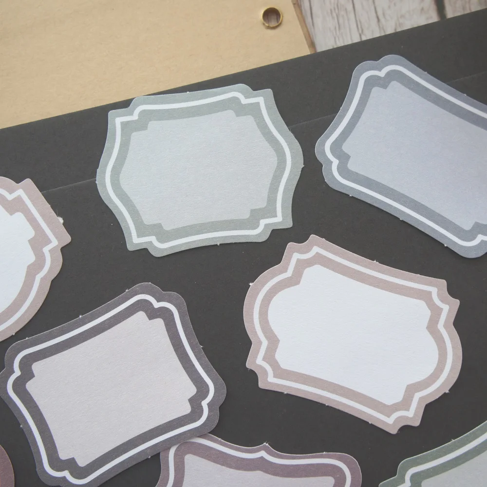 48 шт. наклейки на рамку можно писать в качестве подарочной бирки украшение для