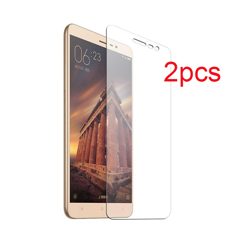 Защитное стекло 9H для Xiaomi Redmi note 3 2 шт./лот закаленное с полным покрытием защитная
