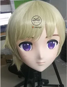 

(LiLi Mask-54) Sweet Girl Resin Head Mask Kigurumi Cosplay Japanese Role Play Anime Silicone Kigurumi Mask Crossdresser Doll