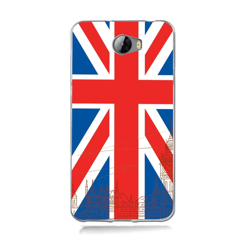 For Huawei P9 Lite/P8 Lite/P10 Lite Y5 ii Y5ii Cover/5A LYO-L21/Y6 II Slim Soft Flower Flag Phone Case A744 |