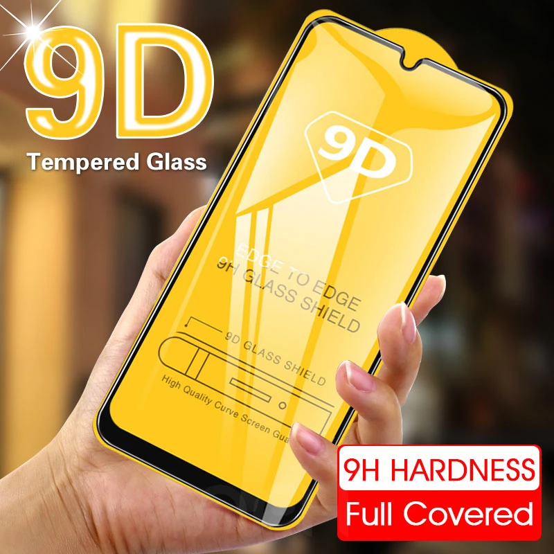 9D изогнутое закаленное стекло для Samsung Galaxy M20 M30 M10 9H жесткая Защитная пленка