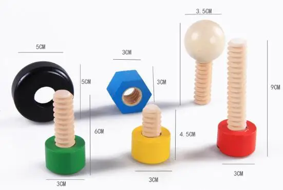 

WYNLZQ Baby Learning Educational Wooden Toys Blocks Screws Assemblage Kids Gifts Birthday Children Grownups Toy Kindergarten New