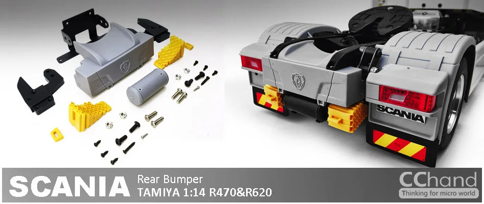 cchand Tamiya по супер скидке 1/14 прицеп тягач Скания R470 R620 задний бампер радиоуправляемая Игрушечная машина
